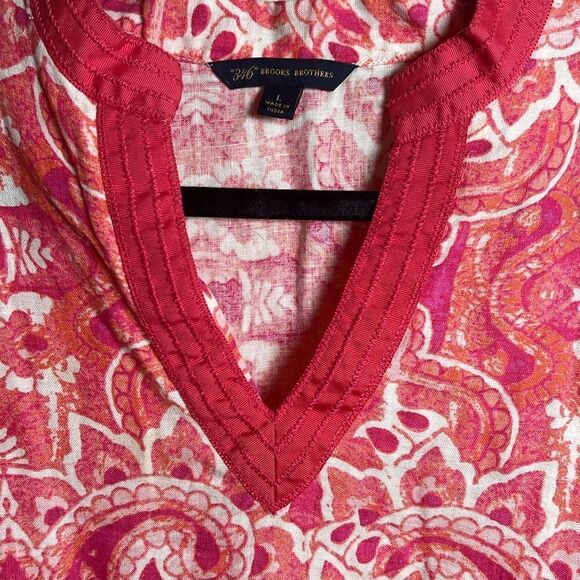 Brooks Brothers 346 Linen Tunic Shirt - Picture 2 of 5